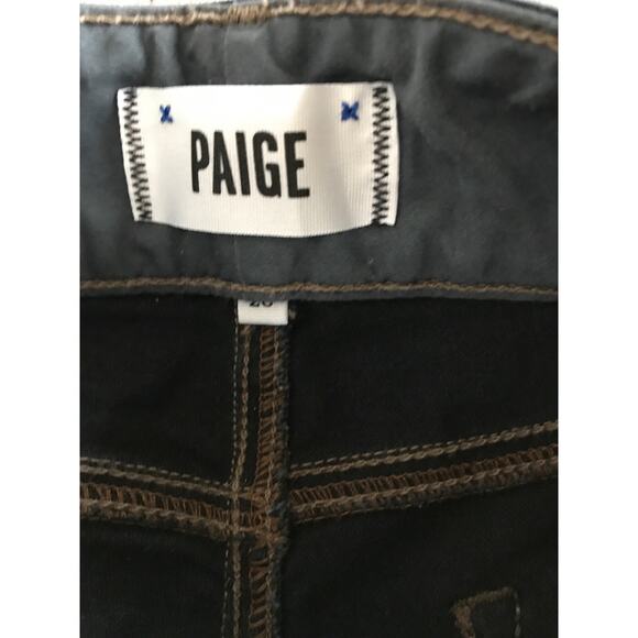 EUC women’s Paige dark blue jeans boot cut size 20 2-button - Picture 4 of 8